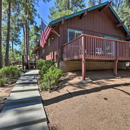 Rustic-Chic Prescott Cabin With Deck In Wooded Area! Exterior photo
