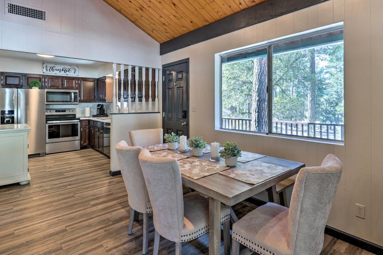 Rustic-Chic Prescott Cabin With Deck In Wooded Area! Exterior photo