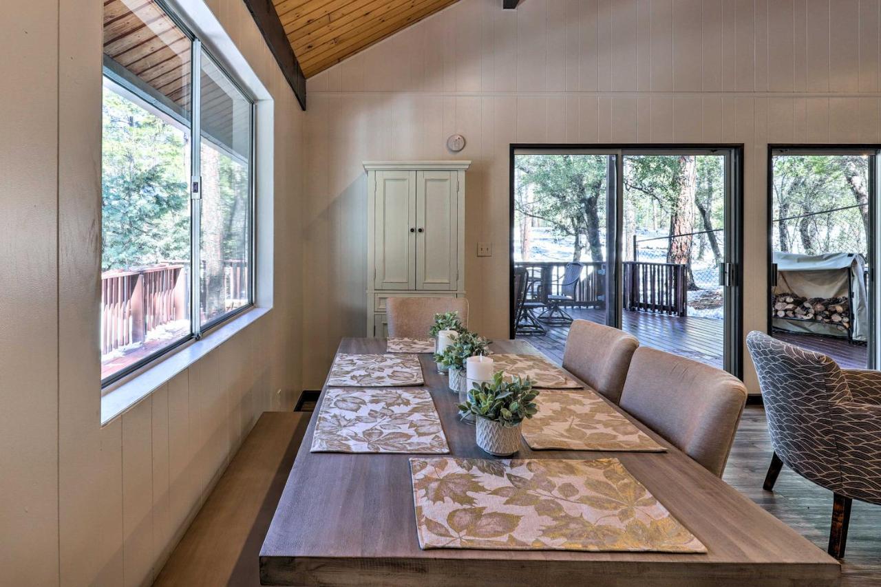 Rustic-Chic Prescott Cabin With Deck In Wooded Area! Exterior photo