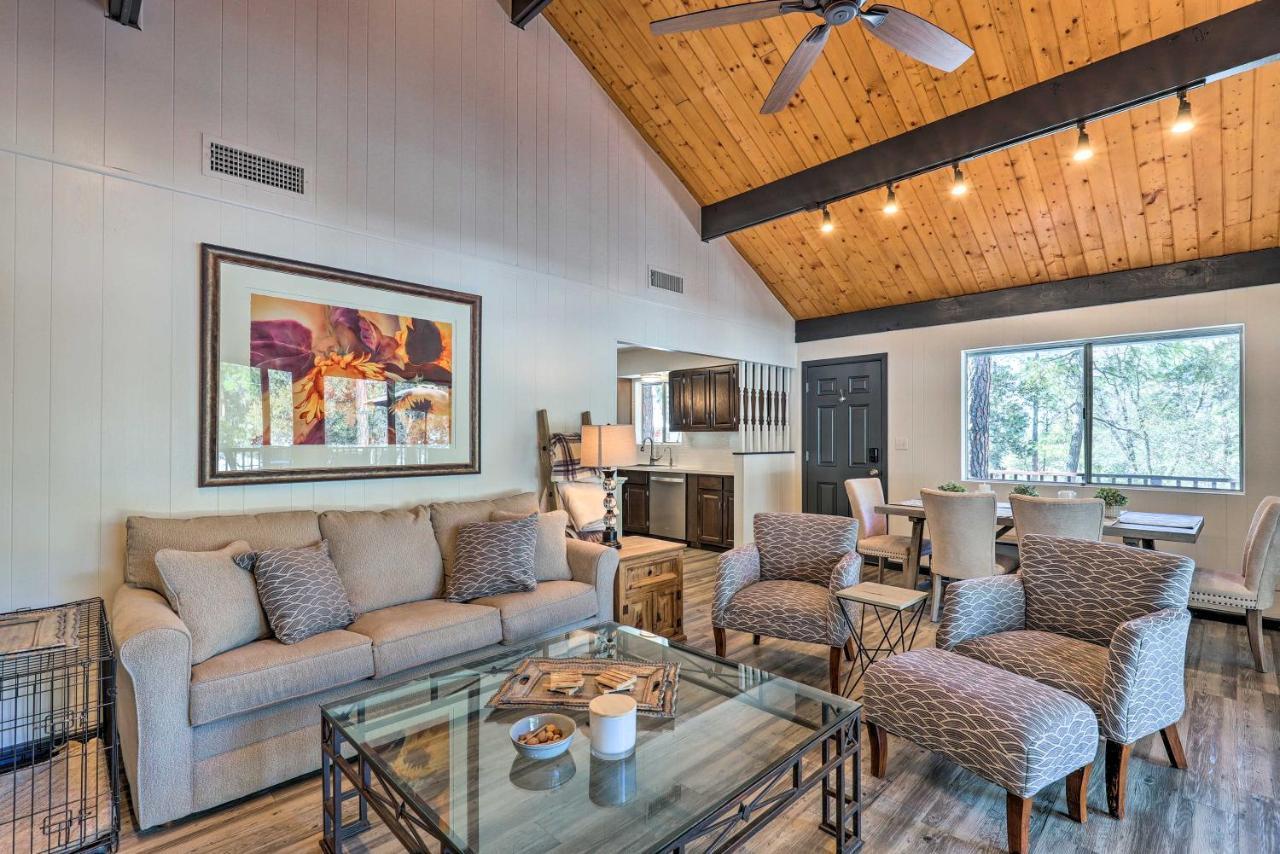 Rustic-Chic Prescott Cabin With Deck In Wooded Area! Exterior photo