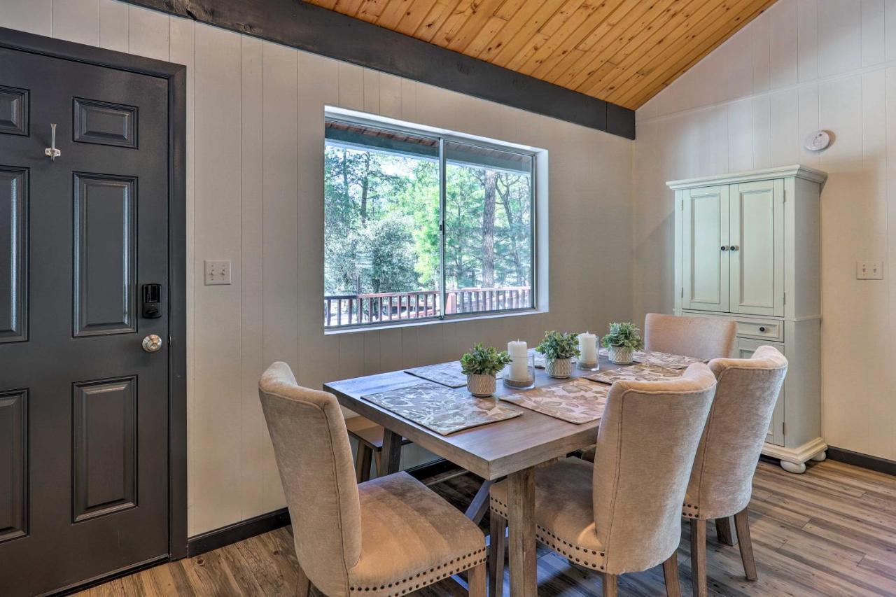 Rustic-Chic Prescott Cabin With Deck In Wooded Area! Exterior photo